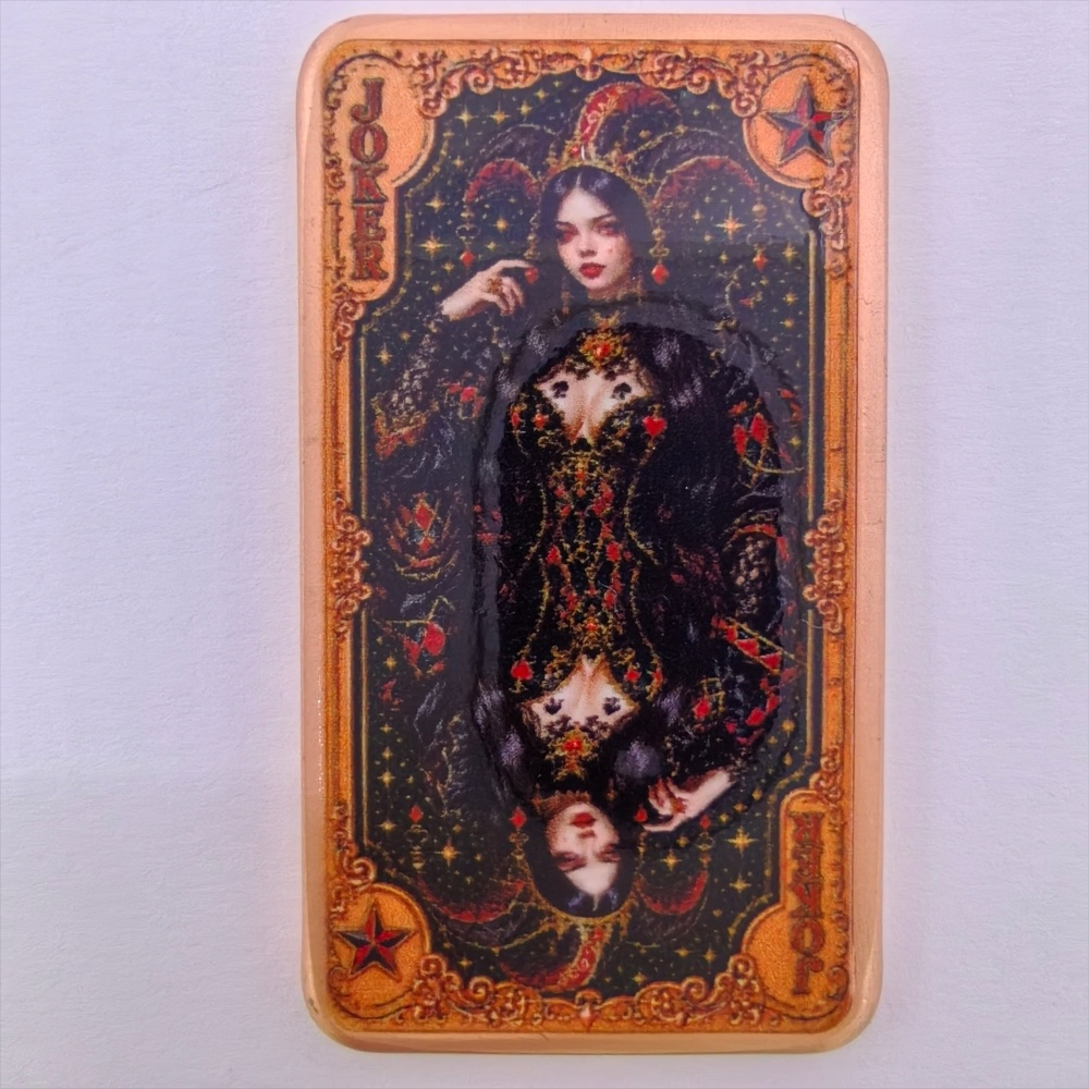 Vintage Collectible Playing Cards - Barra de cobre puro .999 de