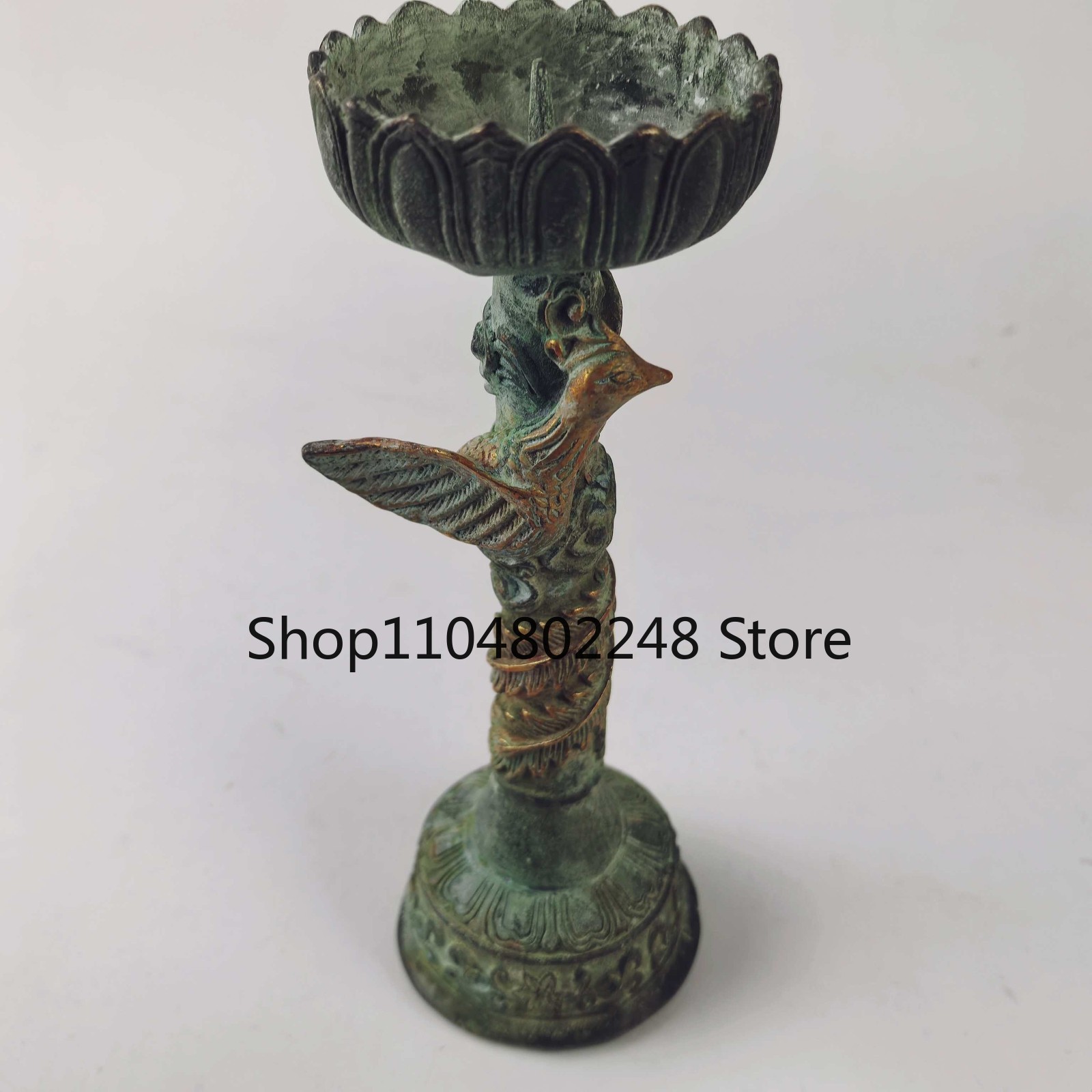 Collectible Vintage Lamps - Lâmpada a óleo de bronze antigo