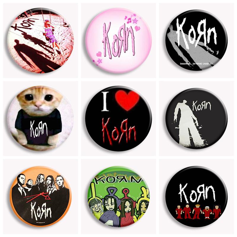 Vintage Collectible Pins - Hip Hop Música Coreana Banda de