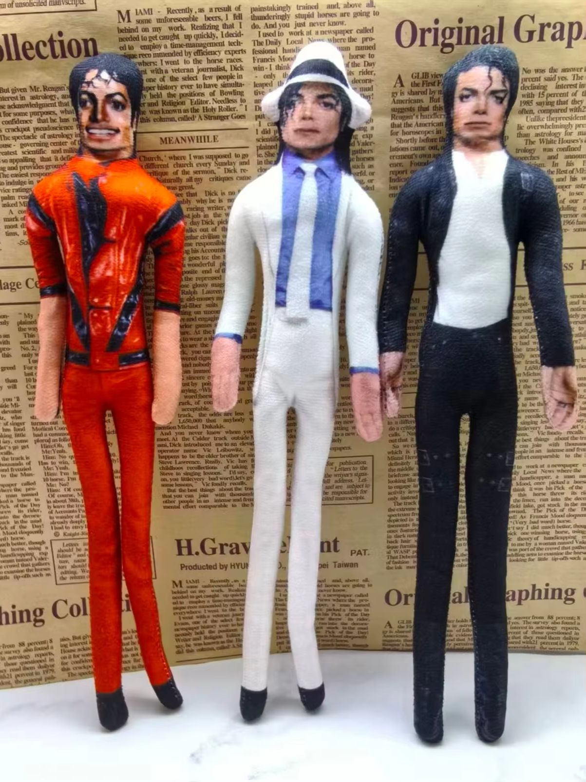 Boneco de Pelúcia Vintage MJ M - Vintage Collectible And Vintage Dolls avaliação e preço