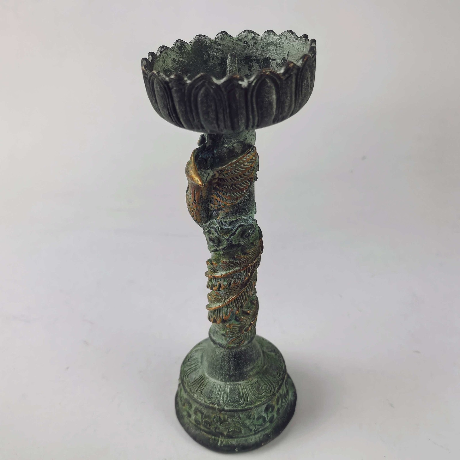 Lâmpada a óleo de bronze antig - Collectible Vintage Lamps avaliação e preço