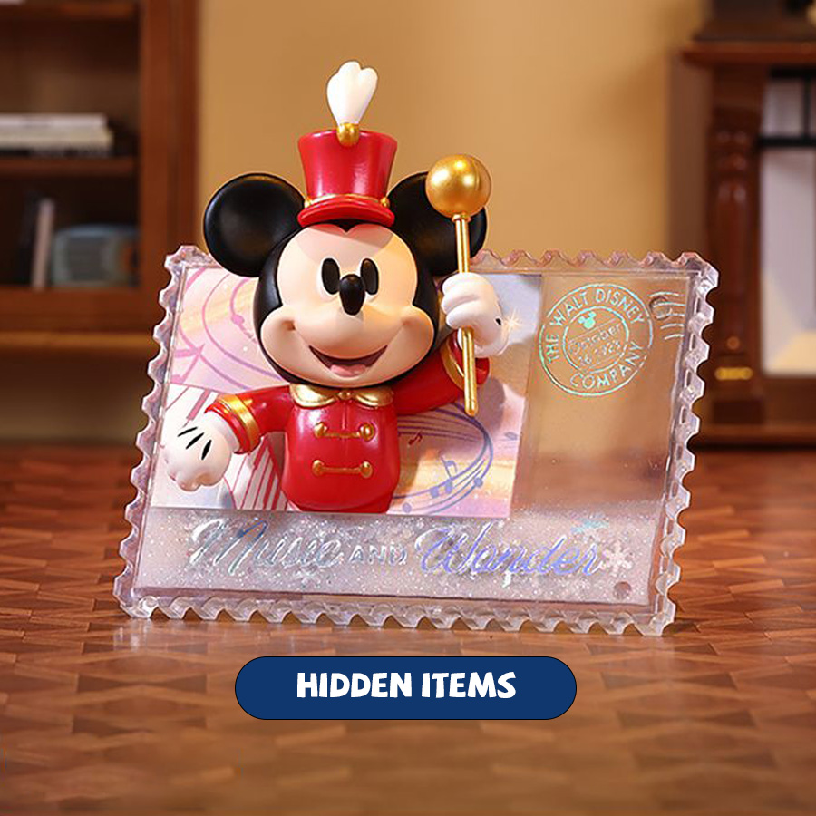 MINISO Disney Blind Box Série  - Collectible Vintage Disney Stamps avaliação e preço