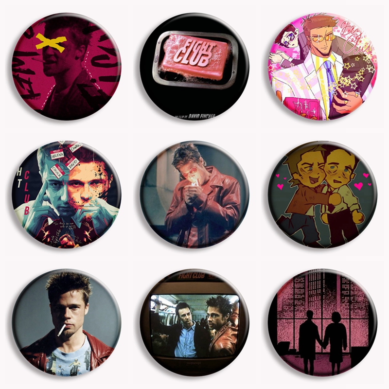 Filme clássico Fight Club Sabã - Vintage Collectible Pins avaliação e preço