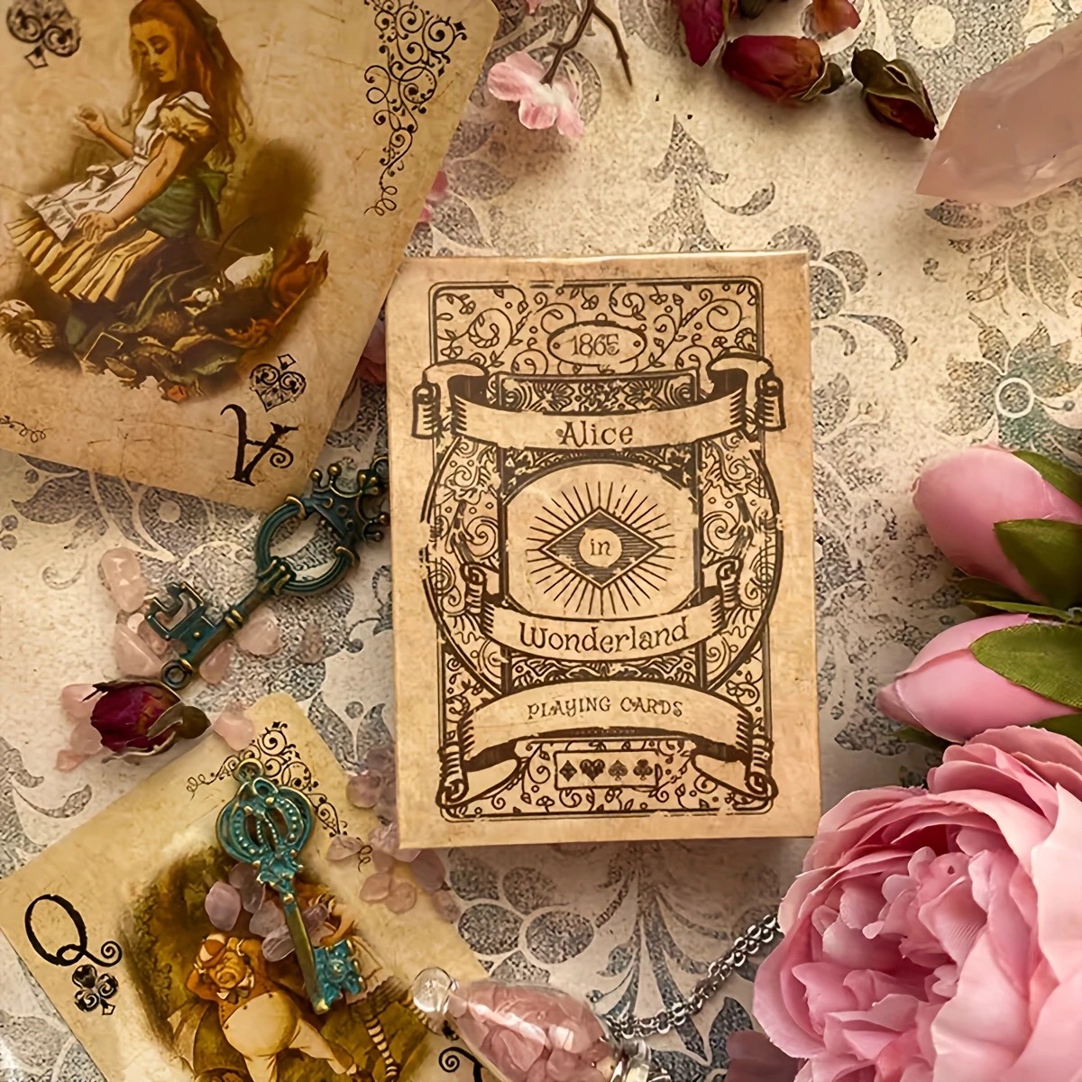 54 PCS Alice Vintage Paper Pok - Vintage Collectible Playing Cards avaliação e preço