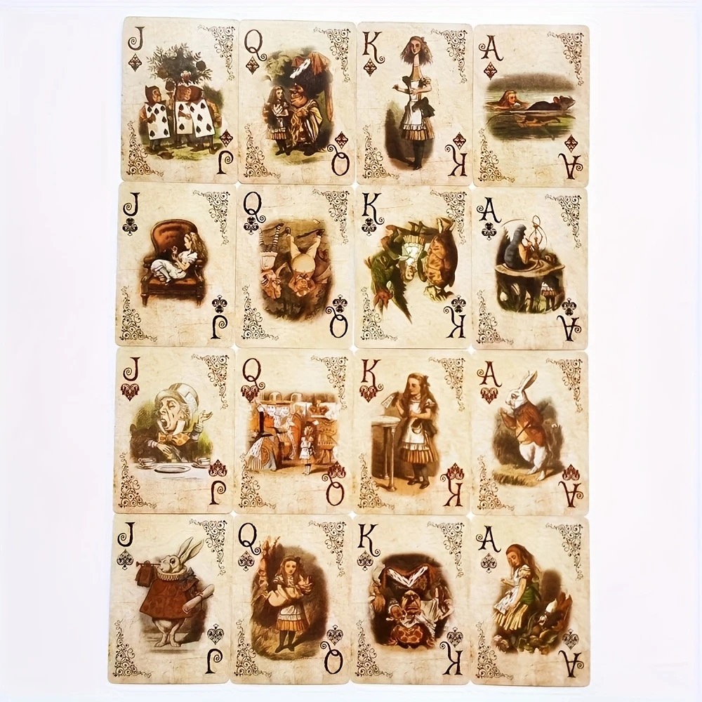 54 PCS Alice Vintage Paper Pok - Vintage Collectible Playing Cards avaliação e preço