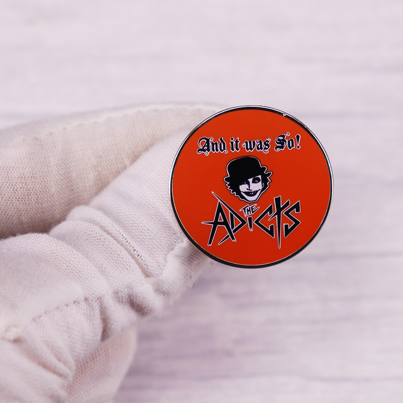 The-Adicts Esmalte Pin Vintage - Vintage Collectible Pins avaliação e preço