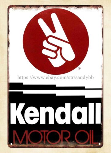 Placa de metal Kendall Motor O - Vintage And Collectible Stores avaliação e preço